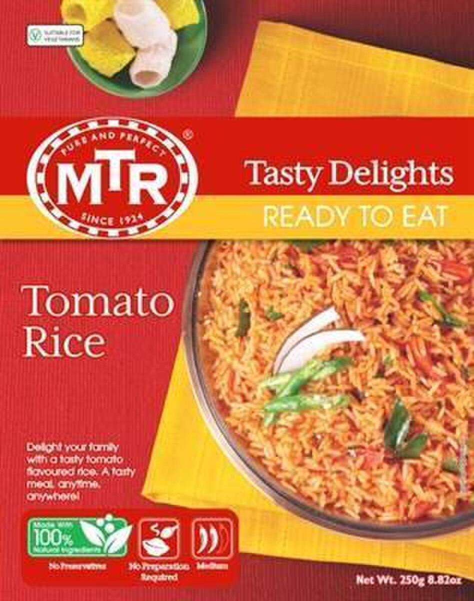 MTR Tomato Rice - Case Pack 20 | Quality Natural Food