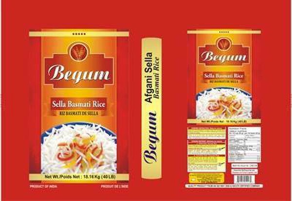 Begum Rice Begum Sella Basmati - Case Pack 1 | Quality Natural Food