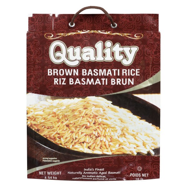 Quality Rice Basmati Brown - Case Pack 1 | Quality Natural Food